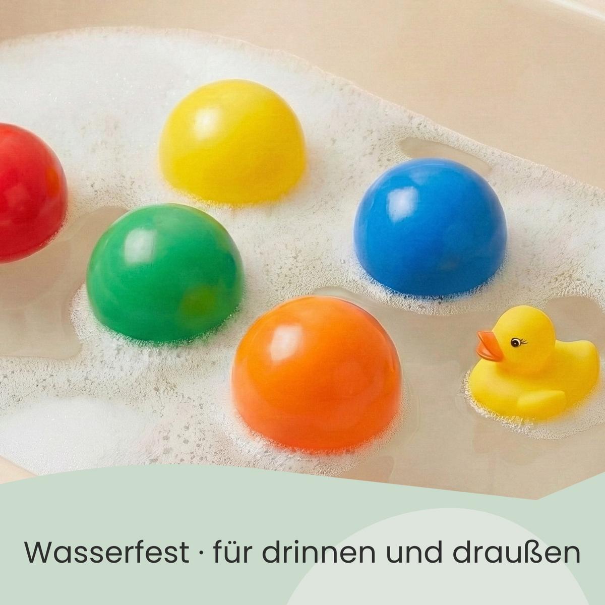 BÄLLEBAD-BÄLLE 10000 Stück, bunt, 6 cm - Multicolor, Kunststoff (6/6/6cm) - Littletom