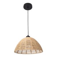 HÄNGELAMPE Romsey - Beige, Naturmaterialien/Metall (28/28/158cm) - lux.pro