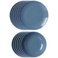 TAFELSERVICE Levi Blau 12-tlg. - Blau, Keramik (2/2/2cm) - Ritzenhoff Breker