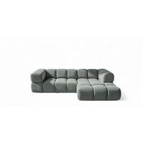 ECKSOFA Blanche In Puente - Grün, Holzwerkstoff/Textil (150/280cm) - Fun Möbel