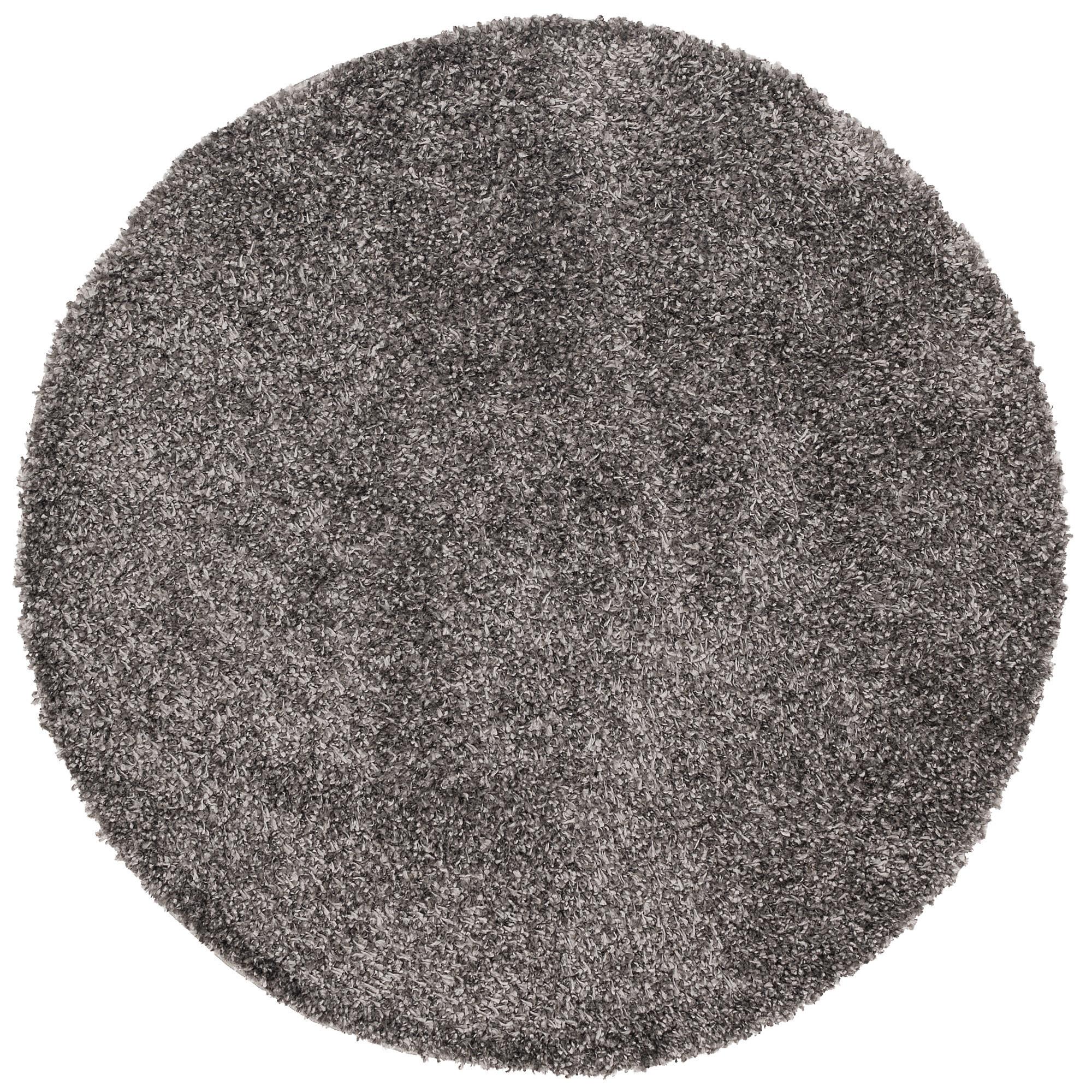 HOCHFLOR LANGFLOR SHAGGY TEPPICH COMFY MIX RUND - Anthrazit, Textil (200/200cm) - Pergamon