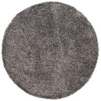 HOCHFLOR LANGFLOR SHAGGY TEPPICH COMFY MIX RUND - Anthrazit, Textil (200/200cm) - Pergamon