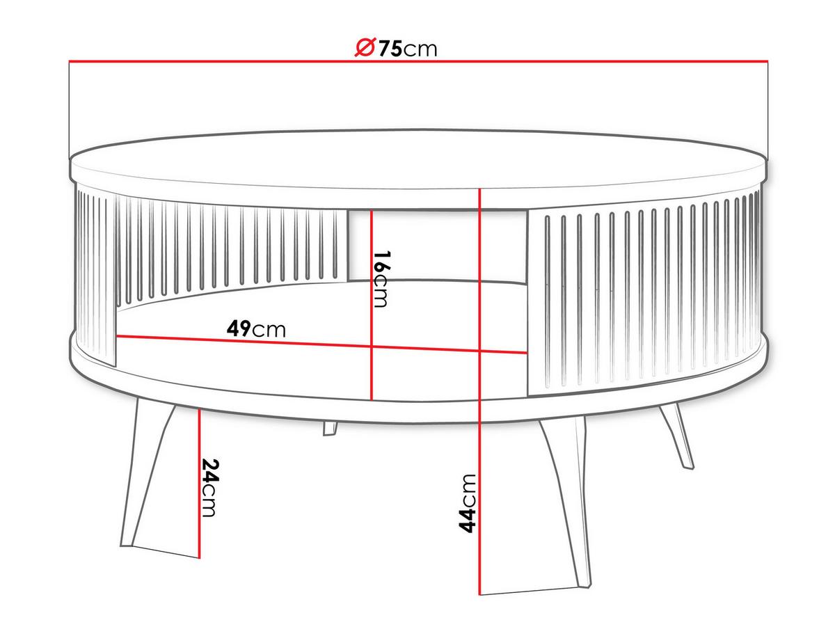 COUCHTISCH Roenni Cashmere - Kaschmir, Holzwerkstoff/Metall (75/75/30cm) - MIRJAN24