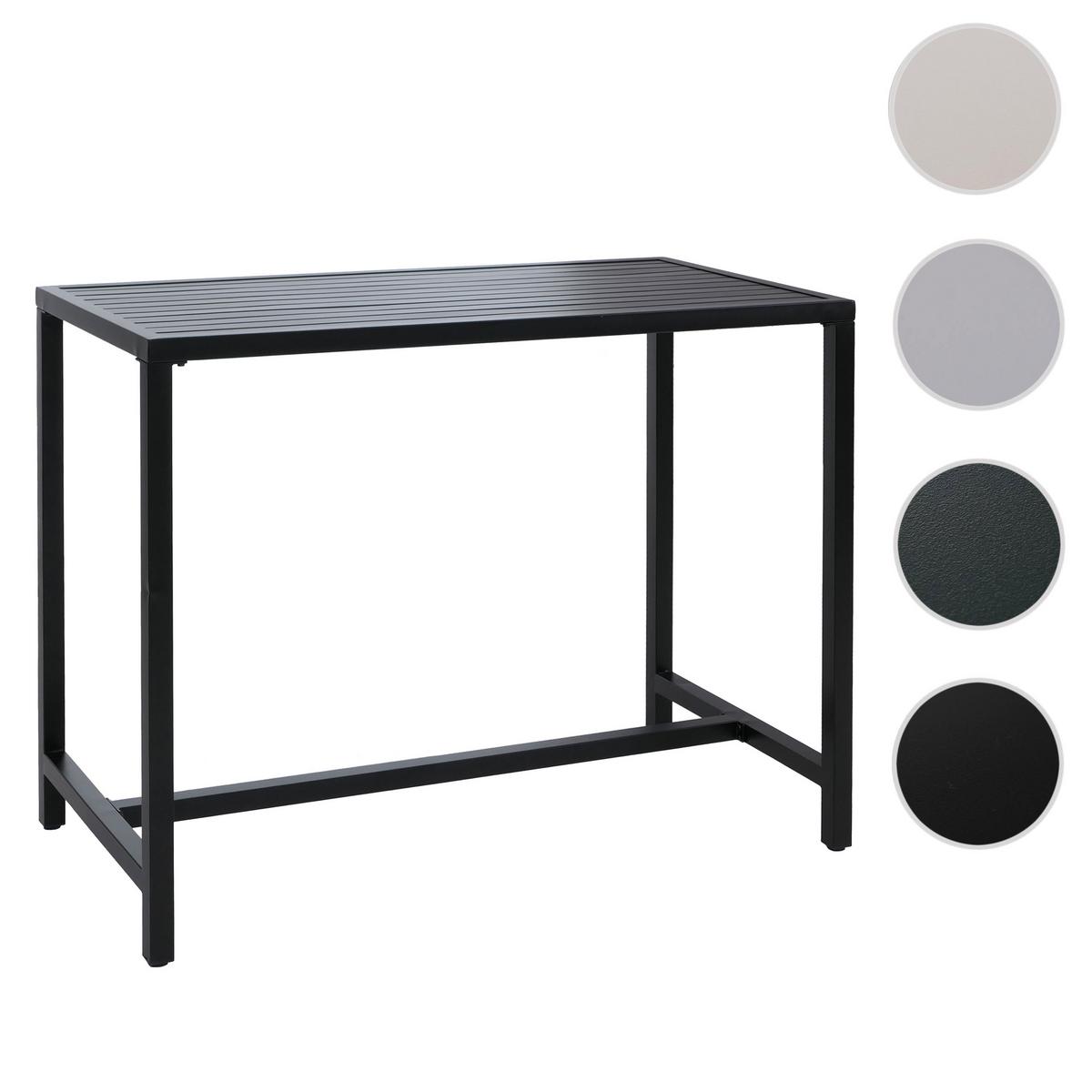 STEHTISCH eckig Grau - Grau, Metall (65/130/105cm) - MCW