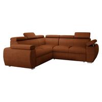 ECKSOFA Boston Maxi - Chromfarben/Bronzefarben, Holz/Textil (260/260cm) - MIRJAN24