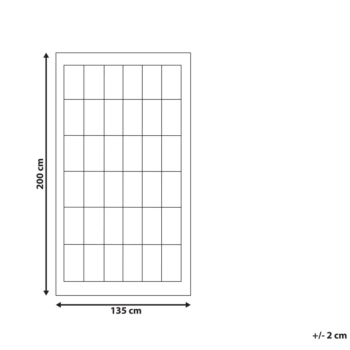 BETTDECKE Polyester Extra Warm 135/200 cm Lemberg - Weiß, Textil (135/200cm) - Beliani