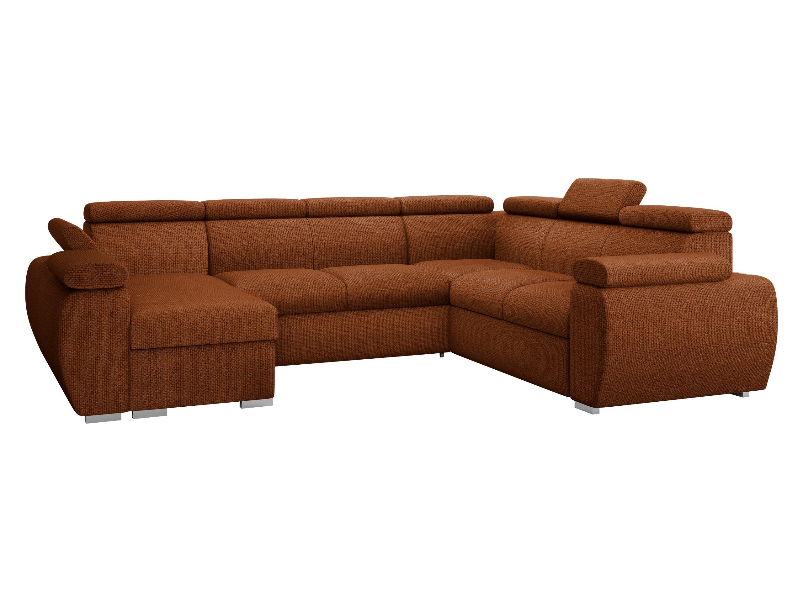 WOHNLANDSCHAFT Boston U, Seite: Links - LC+2P+R+2R - Chromfarben/Bronzefarben, Holz/Textil (325/98/260cm) - MIRJAN24