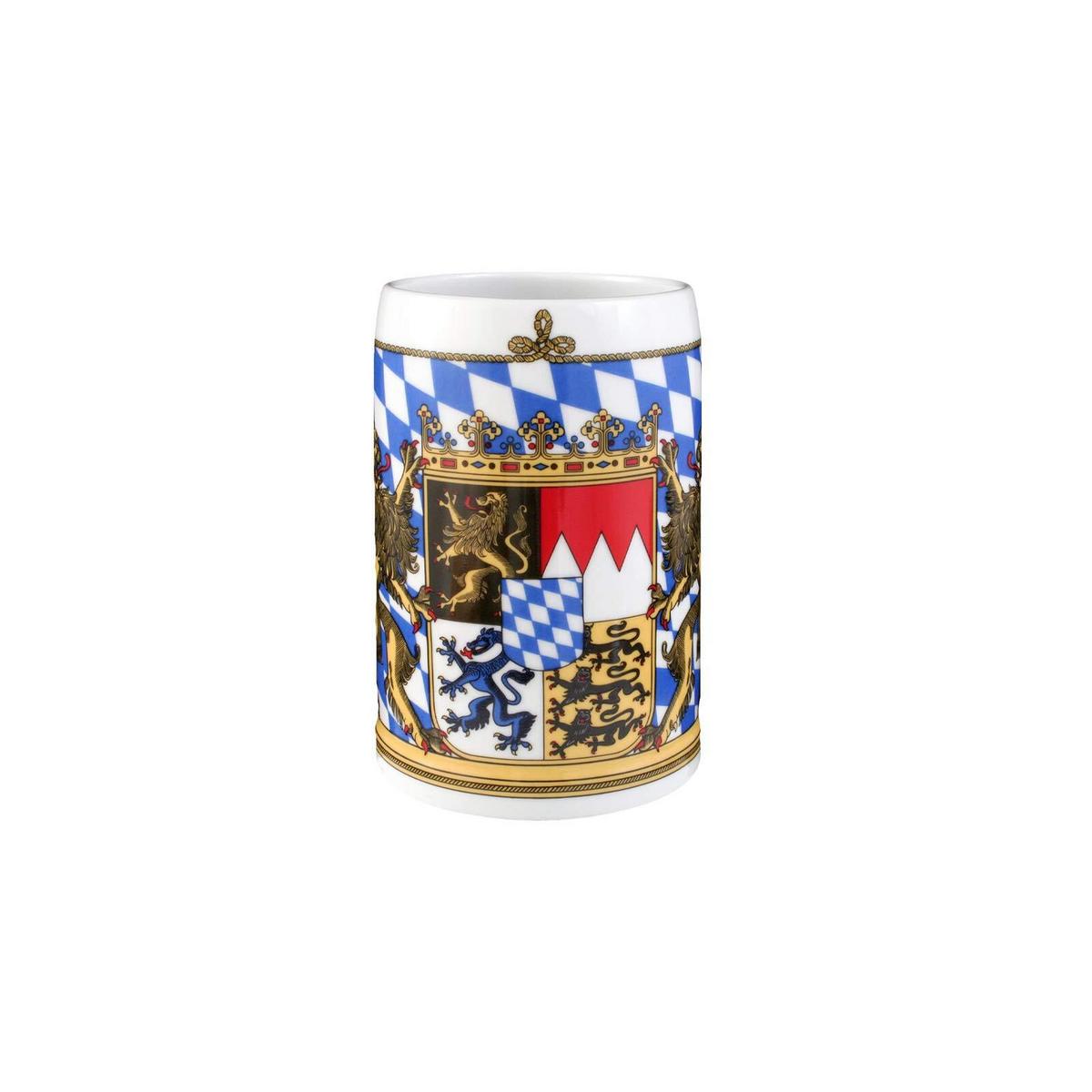 BIERKRUG OHNE DECKEL Compact Bayern bunt 0,75 l - Multicolor, Keramik (0.75L) - Seltmann Weiden