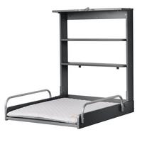 WANDWICKELREGAL roba Style grau - Anthrazit, Holzwerkstoff (66.5/78/76.5cm) - Roba