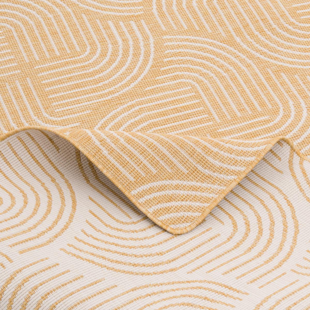 IN- UND OUTDOOR TEPPICH LÄUFER BEIDSEITIG NEWPORT - Gelb, Textil (80/160cm) - Snapstyle