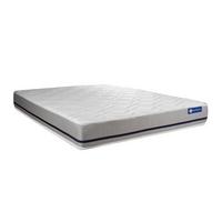 BETT Actiflex soft Taschenfederkern 140 x 200 cm h2 - Kit Bettgestell Weiß - Mit Kissen und Bettdecke - Beige/Weiß, Karton/Holz (140/200cm) - ACTISOM