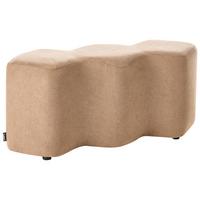 POLSTERBANK Stoff Beige Littleton - Beige, Textil (86/38/30cm) - Beliani