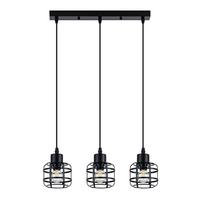 PENDELLEUCHTE BARR Ⅲ 43/10/140 cm - Schwarz, Metall (43/10/140cm) - Nettlife