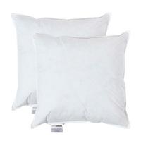FÜLLKISSEN 2er-Set, Federkissen 40/40 cm - Weiß, Textil (40/40cm) - Homescapes
