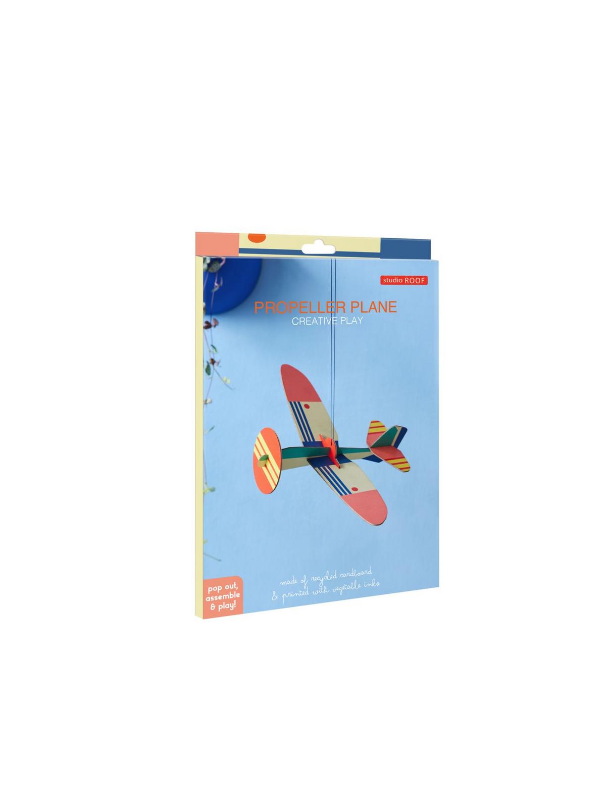 DEKOFIGUR Mobil Leuchts Flugz 7/18.7 cm - Multicolor, Wellpappe (0.09/18.7/28cm) - Studio Roof