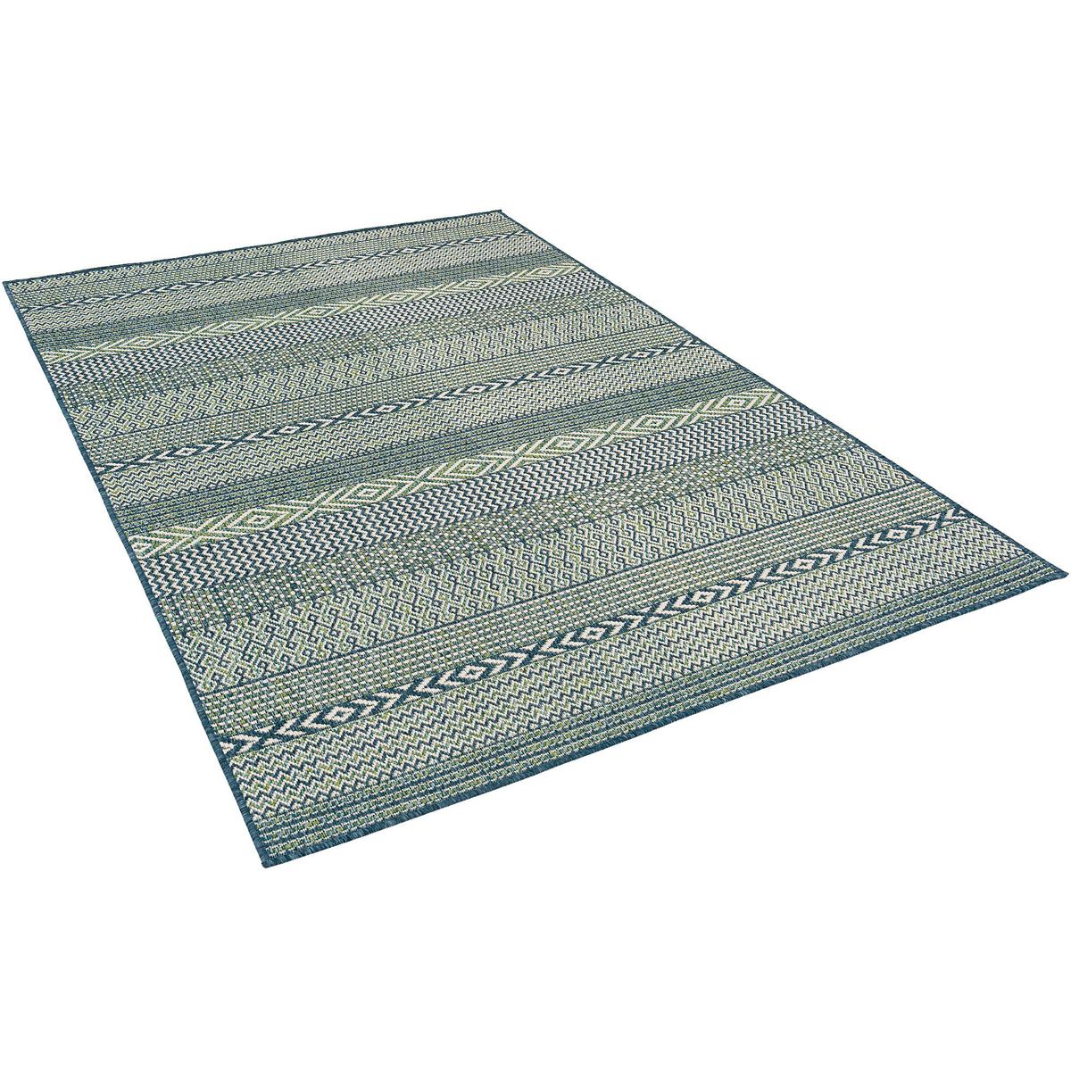 IN- UND OUTDOOR TEPPICH CARPETTO - Blau, Textil (133/190cm) - Pergamon