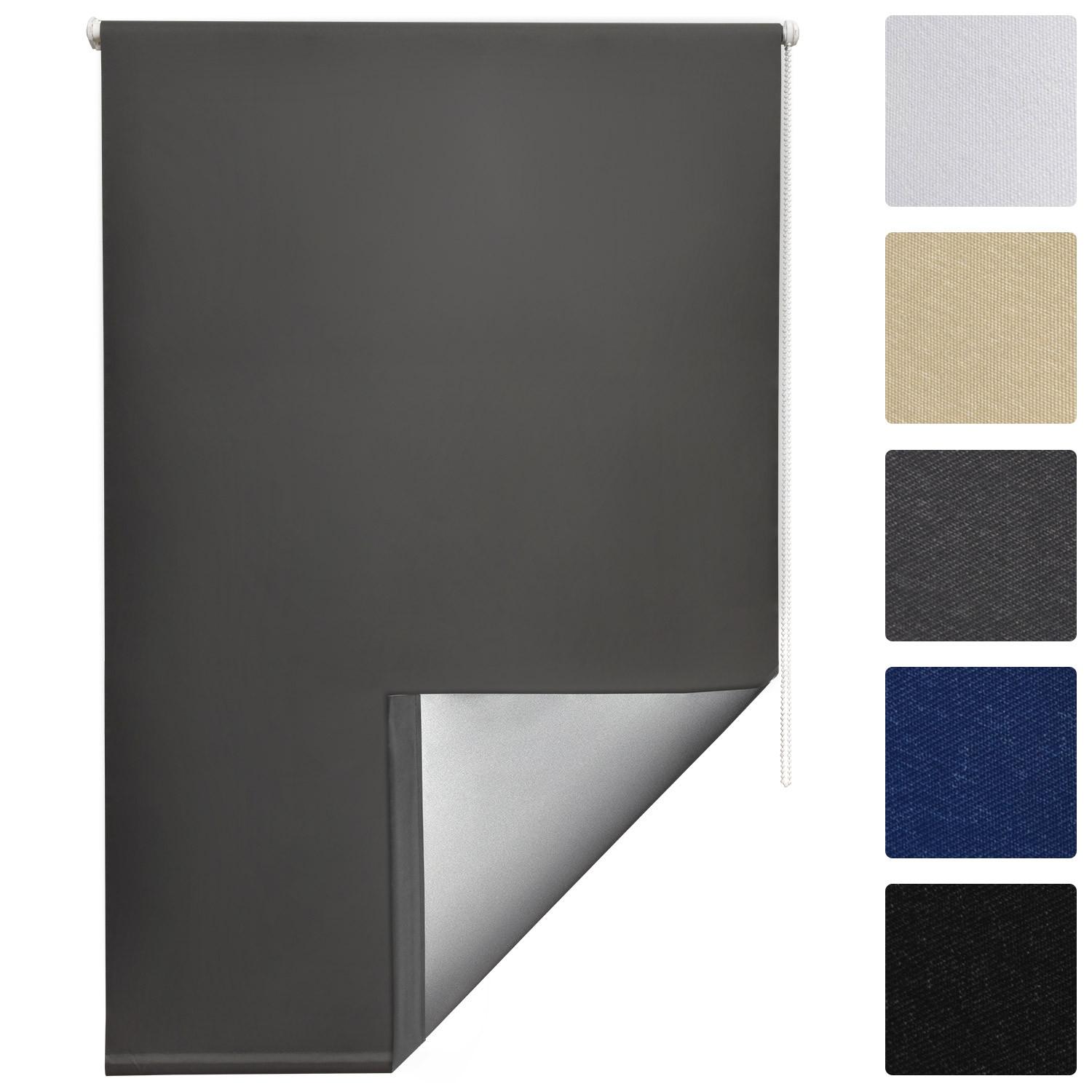 THERMOROLLO SolReflect T24 110x160cm Anthrazit - Anthrazit, Kunststoff (110/160cm) - Sol Royal