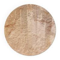GLASPLATTE für Kamin Ø 50 cm - Beige, Glas (50/50/0.4cm) - TULUP