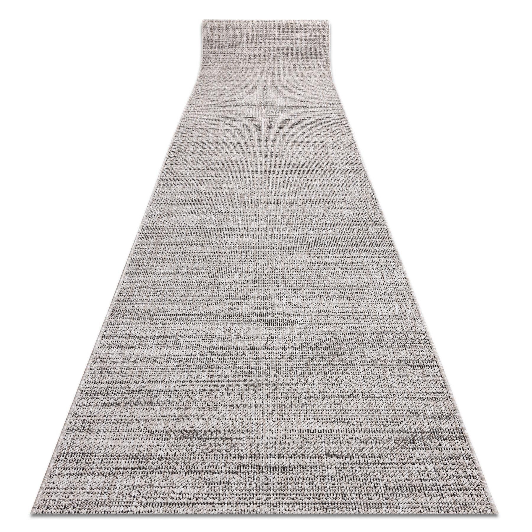 LÄUFER SIZAL FLOORLUX 100/110 cm - Grau, Textil (100/110cm) - rugsX