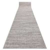 LÄUFER SIZAL FLOORLUX 100/100 cm - Grau, Textil (100/100cm) - rugsX