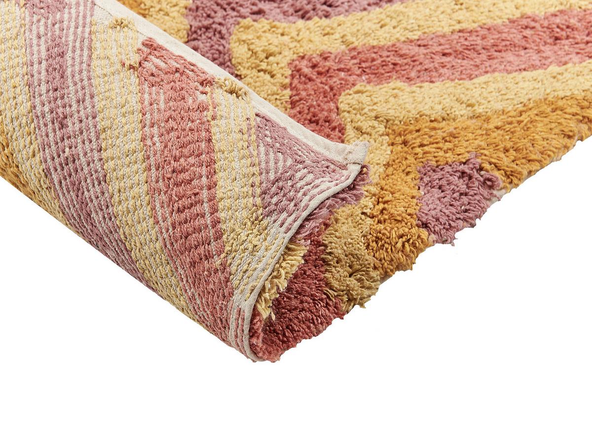 KURZFLOR-TEPPICH Canakkale 230/160 cm - Multicolor, Textil (160/230cm) - Beliani