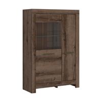 GESCHIRRSCHRANK Adam Dunkles Holz - Braun, Holzwerkstoff (100/148/39cm) - Petits-meubles