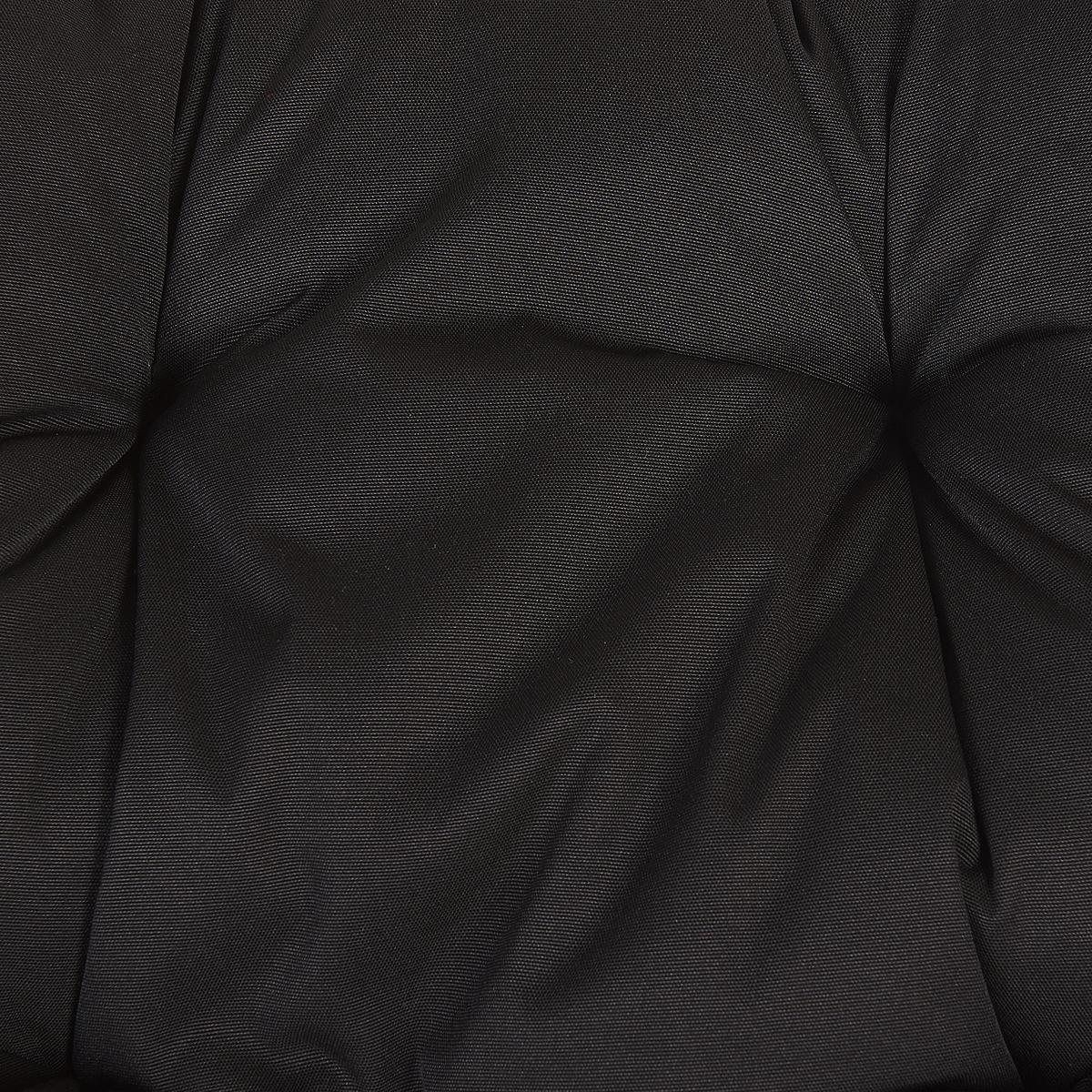 HÄNGESESSEL PE Rattan natürlich/schwarz mit Sitzkissen Pineto - Beige, Kunststoff (66/137/80cm) - Beliani