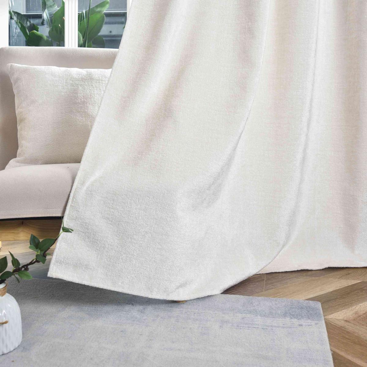 VORHANG NÜRNBERG HxB 245x135 cm Weiß - Weiß, Textil (135/245/245cm) - Gardinenbox