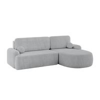 ECKSOFA mit Schlaffunktion und Bettkasten LIRA-L - 264x172x89 Grau - Grau, Holzwerkstoff/Textil (172/264cm) - ALTDECOR