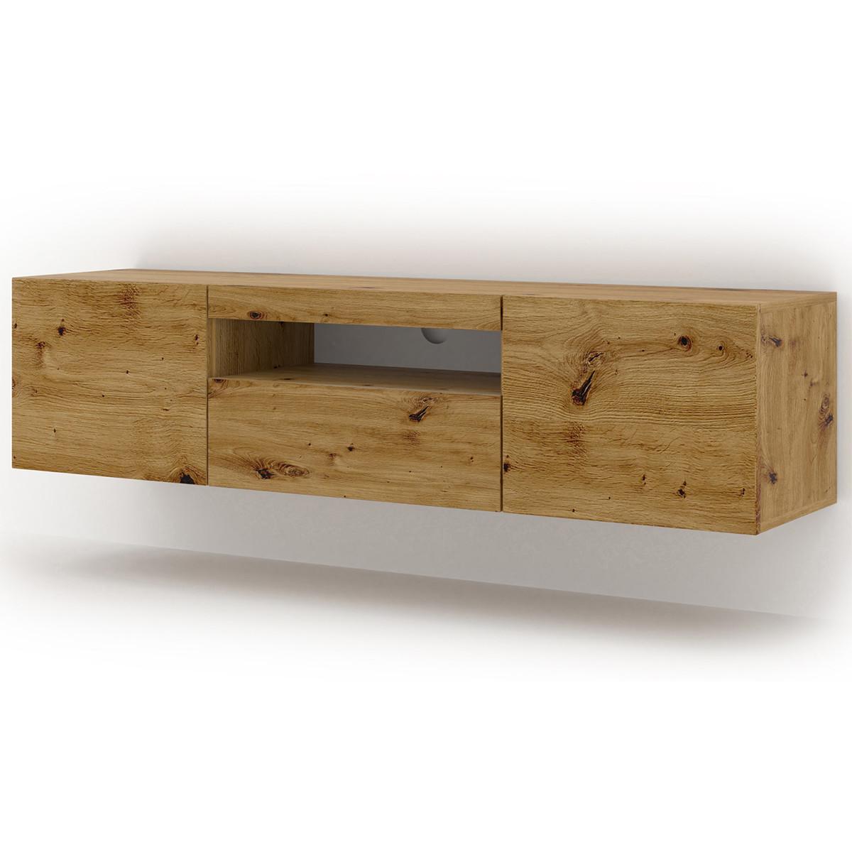 TV-MÖBEL Aurus Holz - Braun, Holzwerkstoff (150/36/37cm) - Petits-meubles