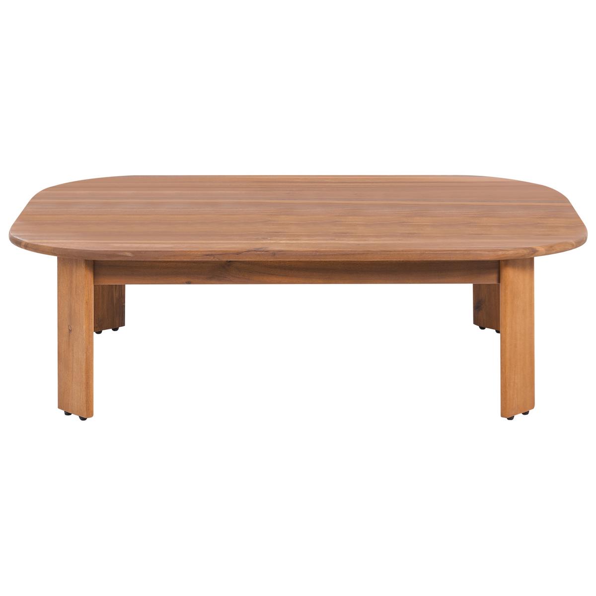 OUTDOOR-COUCHTISCH 120/80 cm Akazienholz Braun Talsano - Braun, Holz (120/80/36cm) - Beliani