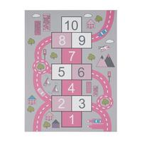 KINDERTEPPICH Pink 200 x 290 cm - Pink, Kunststoff (200/290cm) - TT Home