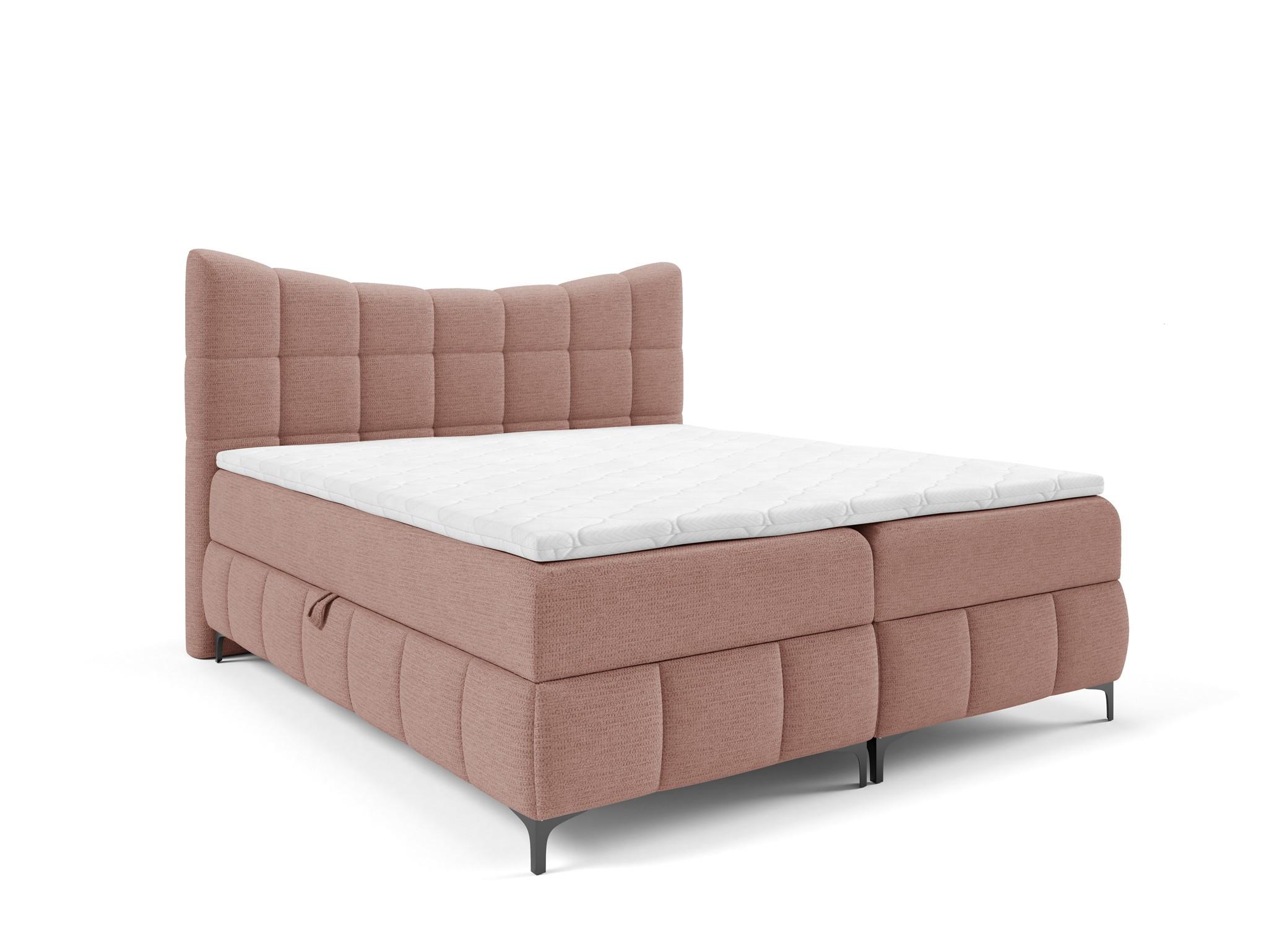BOXBETT Charles In Aragon - Rosa, Holzwerkstoff/Textil (180/200cm) - Fun Möbel
