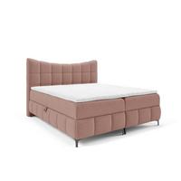 BOXBETT Charles Premi.. In Aragon - Rosa, Holzwerkstoff/Textil (200/200cm) - Fun Möbel