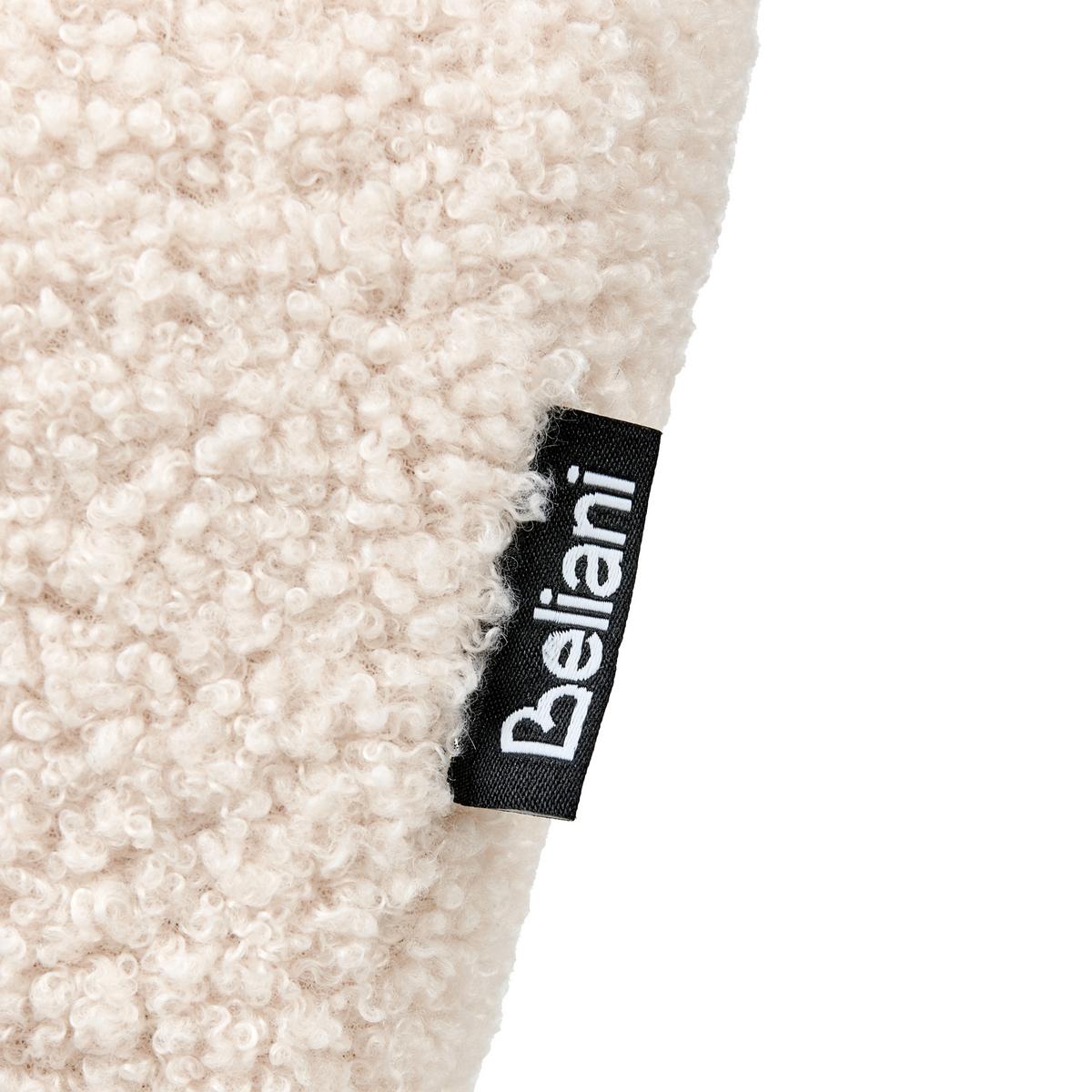 KINDERSCHAUKELSTUHL Wolke Bouclé Beige Skare - Taupe, Textil (54/52/54cm) - Beliani
