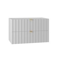 WASCHTISCHUNTERSCHRANK 80cm Lexa Weiß - Weiß, Holzwerkstoff (80/50/45.8cm) - Petits-meubles