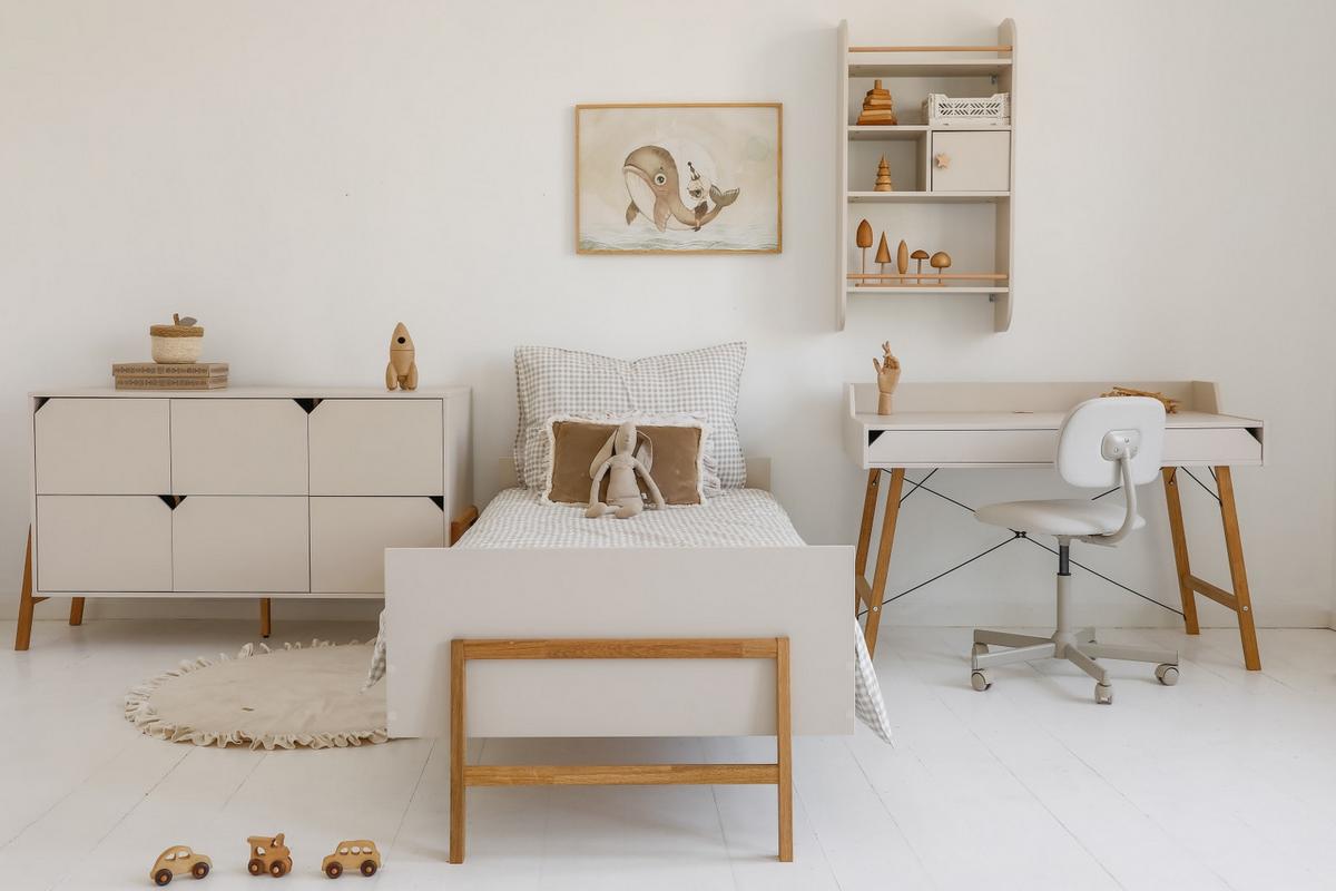 KINDERKOMMODE Lotta - Beige, Holzwerkstoff (150/85/50cm) - RAUMHIRSCH FURNITURE