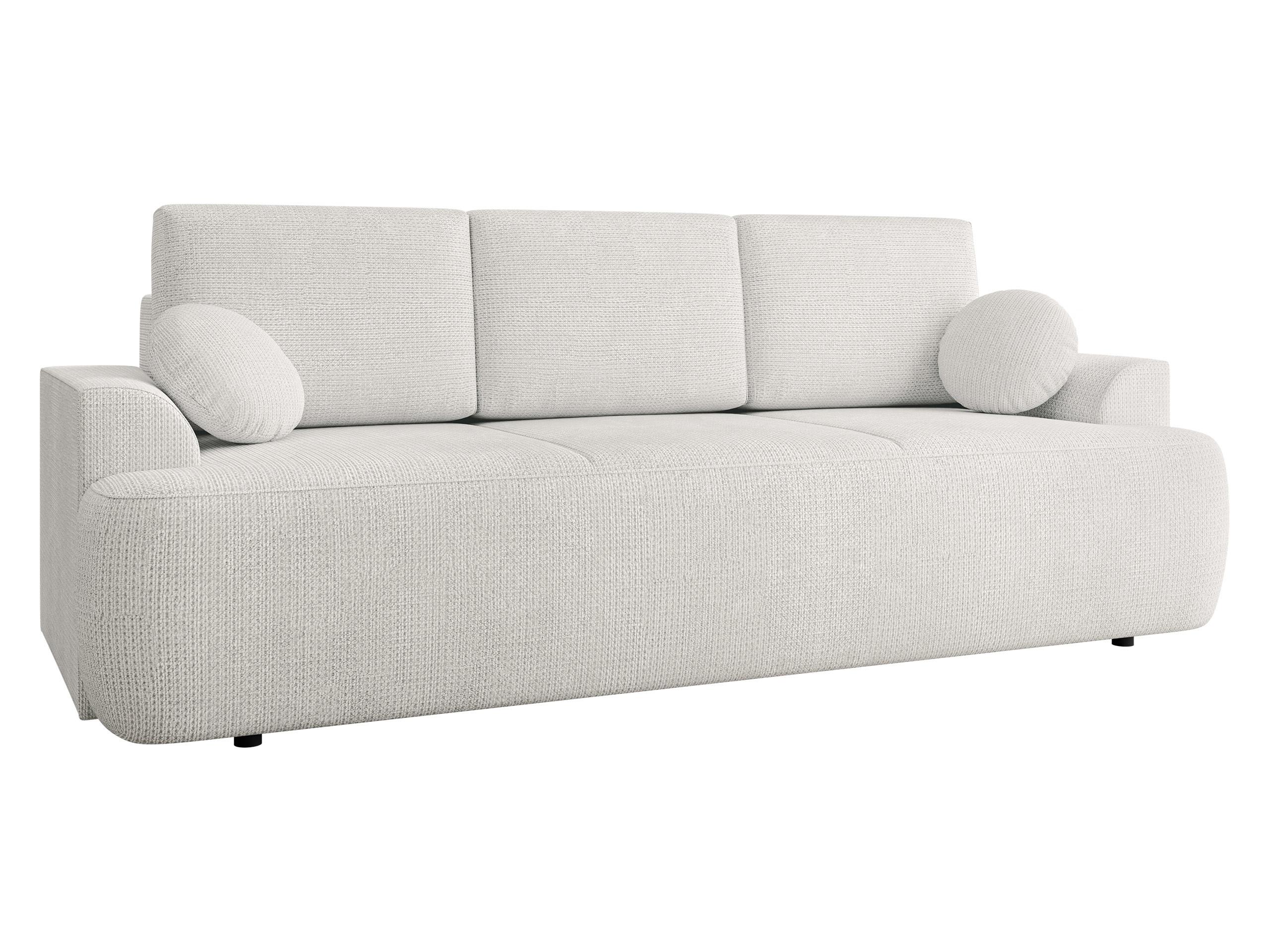 SCHLAFSOFA Velo - Creme/Schwarz, Holz/Kunststoff (248/94/110cm) - MIRJAN24