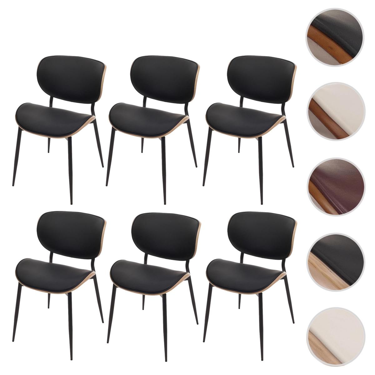 ESSZIMMERSTUHL Beige, Schwarz - Beige/Schwarz, Textil (50/80/51cm) - MCW