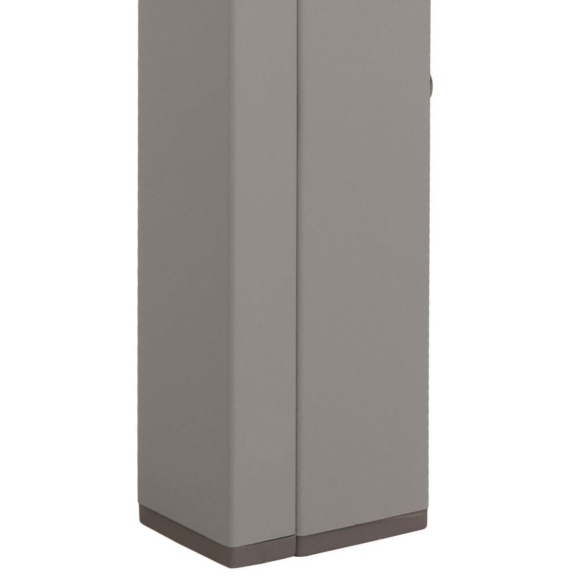 ALU-ESSTISCH rechteck Hellgrau - Hellgrau, Metall (80/180/73cm) - MCW