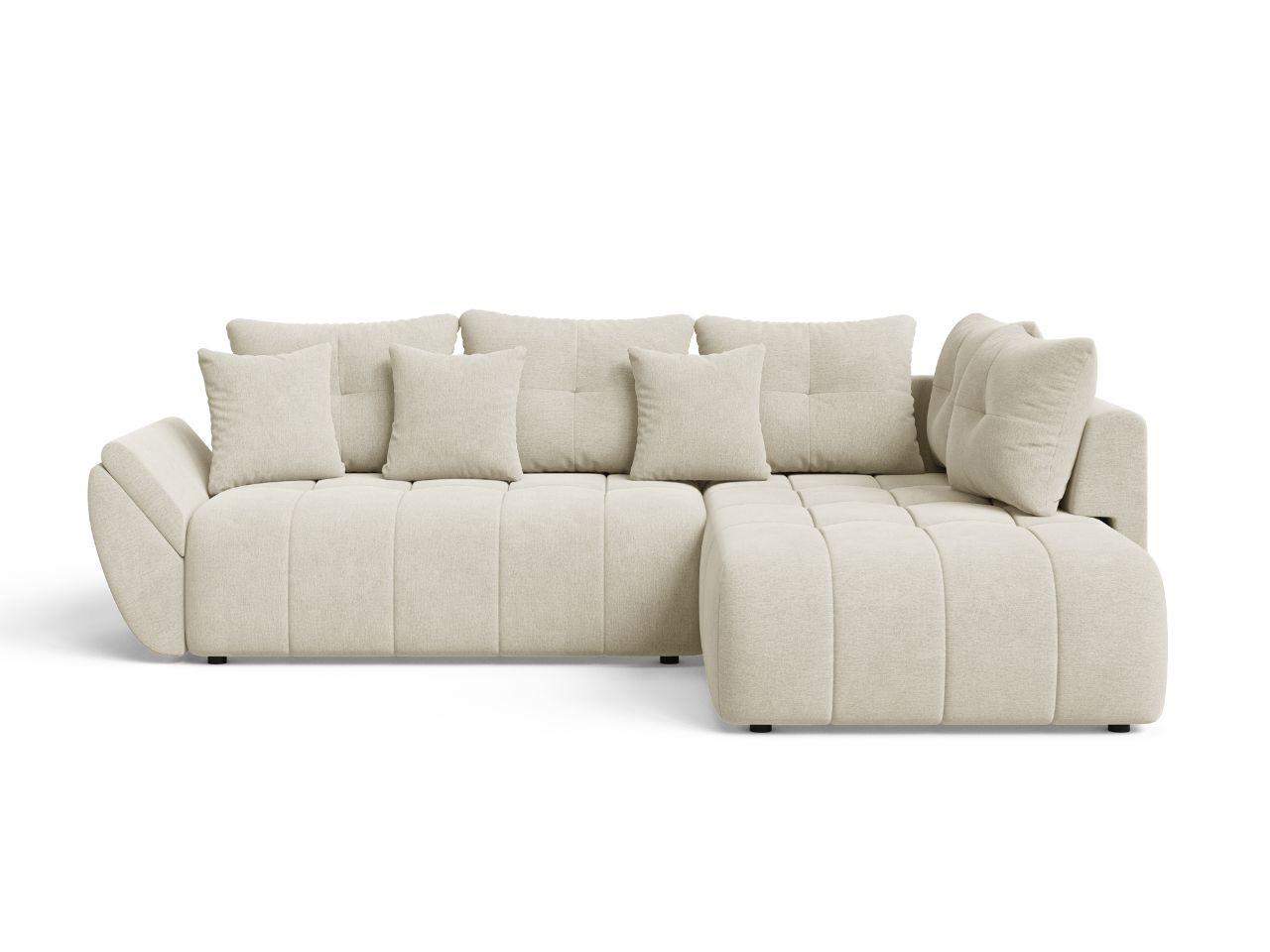 ECKSOFA Genoa Beige - Beige, Holz/Textil (266/190cm) - Graingold
