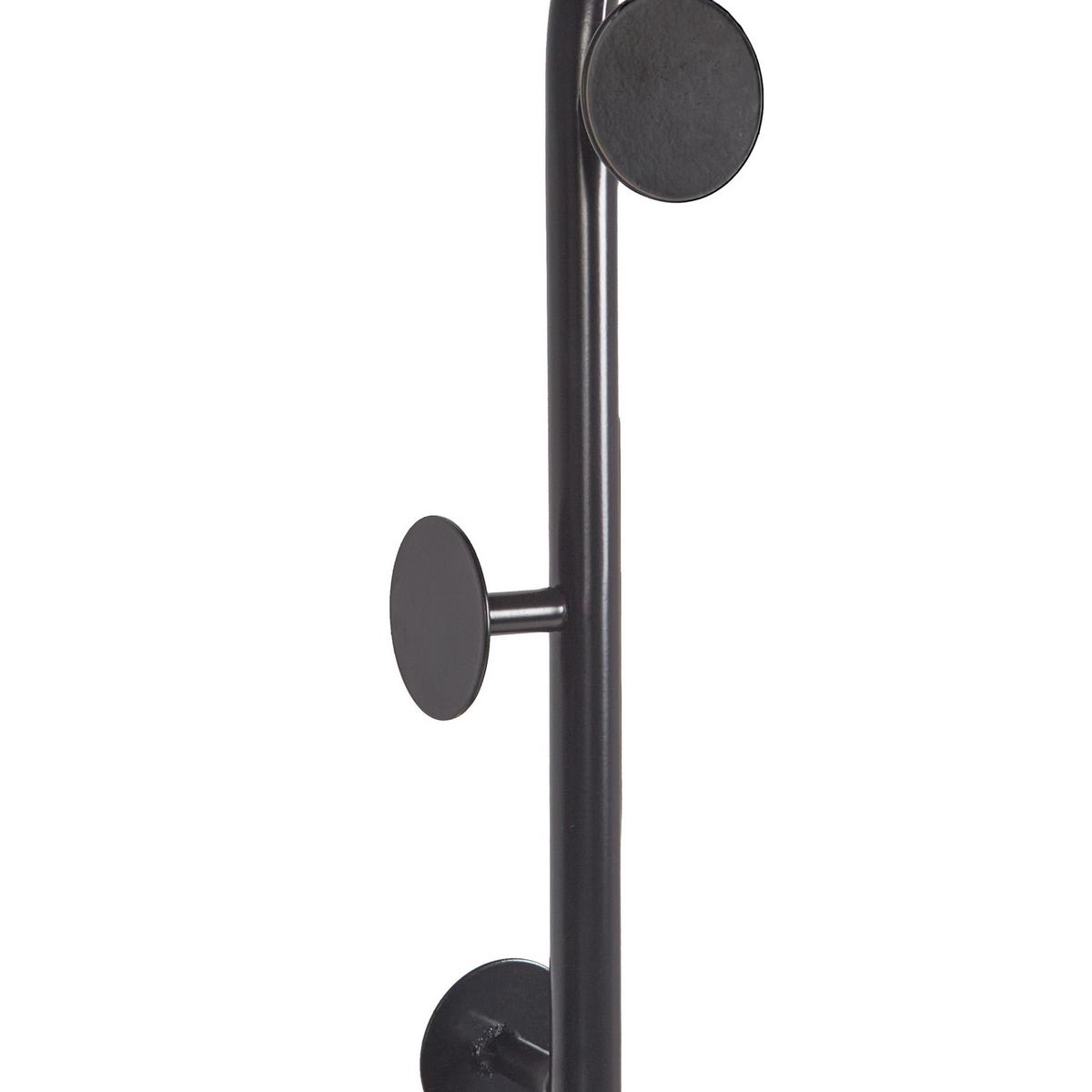 GARDEROBENSTÄNDER Metall schwarz 169 cm Cozad - Schwarz, Metall (48/170/30cm) - Beliani
