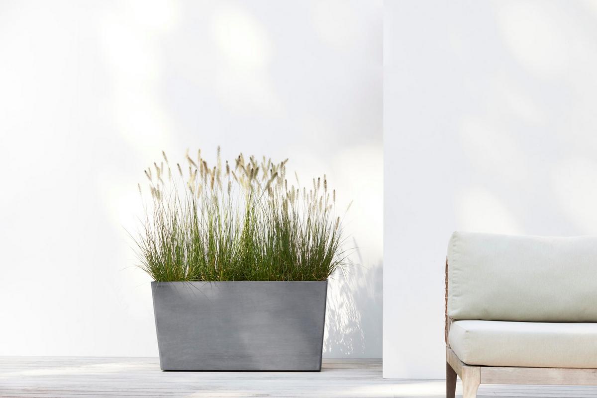 BLUMENTOPF Paris Wheels 100,5/39,6/51,8 cm Grau - Grau, Kunststoff (100.5/51.8cm) - Ecopots