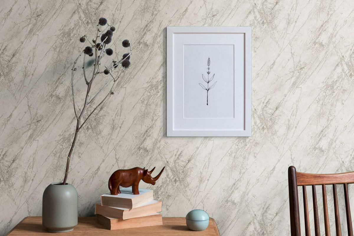 VLIESTAPETE Grau 53/1005 cm - Grau, Textil (53/1cm) - KUNSTLOFT