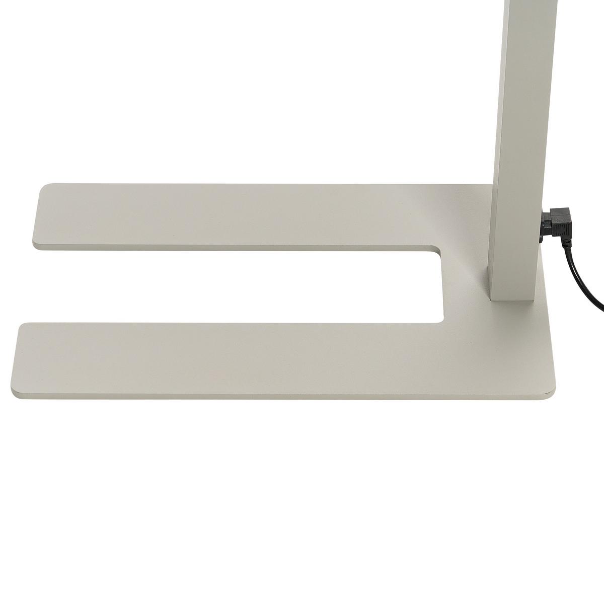 STEHLAMPE Sagitta 194 cm - Silberfarben, Metall (30/121/194cm) - Beliani