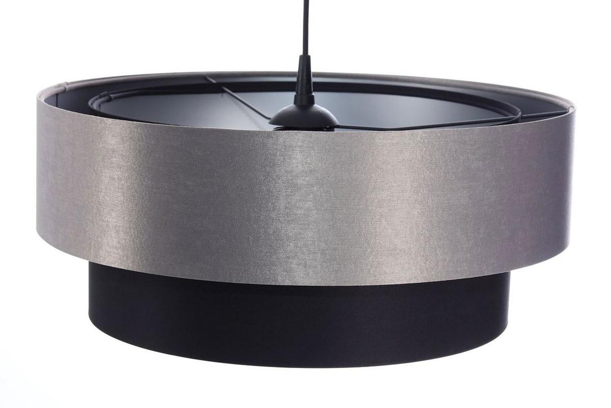 HÄNGELEUCHTE Grau 50/20 cm - Schwarz/Grau, Kunststoff (50/1/20cm) - ONZENO