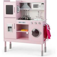 KOCH Spielset Für Kinder Pink - Pink, Holz (83/103/29cm) - COSTWAY