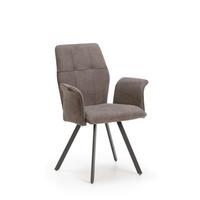 ESSZIMMERSTUHL Mery Grau 62/60/47 cm 2er-Set - Grau, Textil (60/47/62cm) - Calicosy