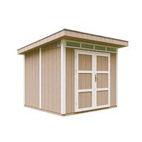 HOLZ-GARTENHAUS basis LP SmartSide 5,9m² mit B279xL293xH239 cm - M903A - TERRA BROWN - Hellbraun, Holz (294/237/279cm) - Timbela