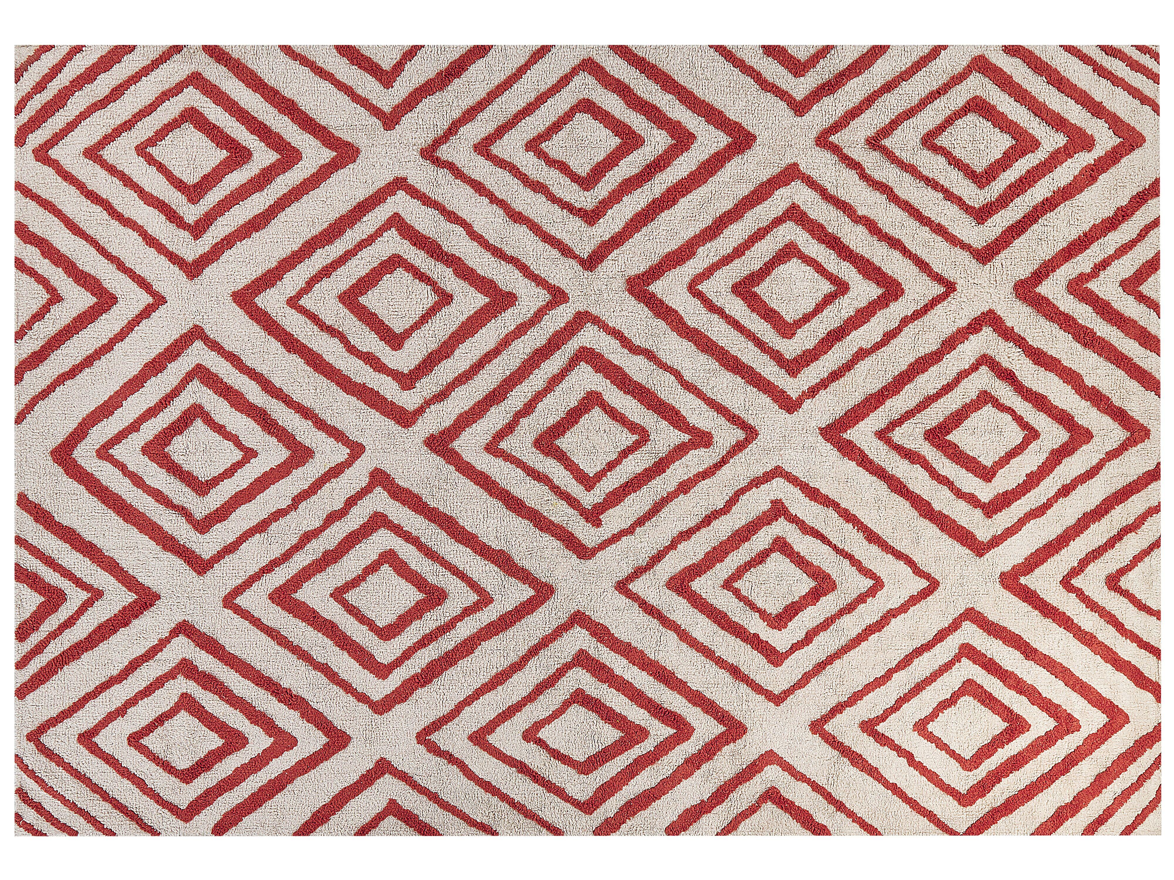 SHAGGY-TEPPICH Haskoy 230/160 cm - Weiß, Textil (160/230cm) - Beliani